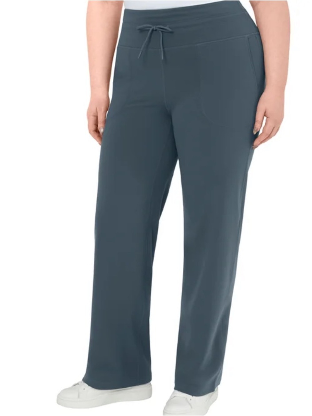 NWT Mondetta Women's Gray Wide-Leg Drawstring Pants